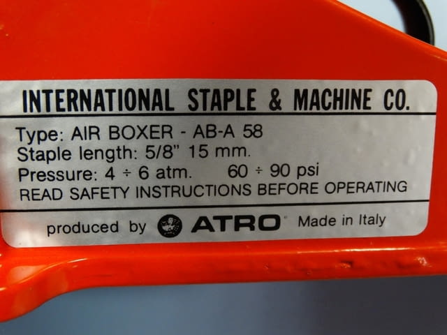 Пневматичен такер AIR BOXER-AB-A 58 - град Пловдив | Инструменти - снимка 6