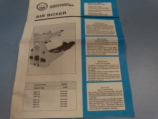 Пневматичен такер AIR BOXER-AB-A 58 - град Пловдив | Инструменти - снимка 11