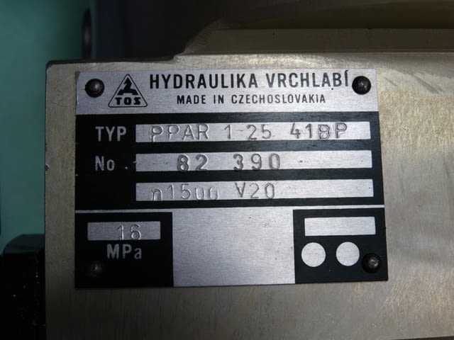 Хидравлична помпа TOS PPAR 1-25 418P Тежка промишленост, На дребно - град Пловдив | Промишлено Оборудване - снимка 6