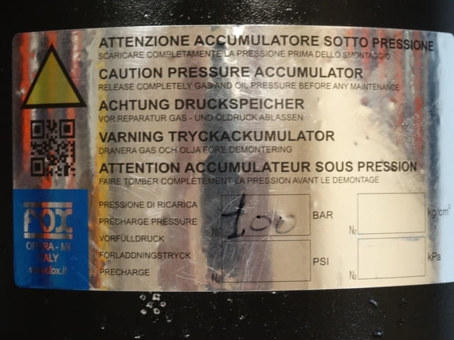 Хидроакумулатор FOX-ITALY HST 1.5 L Машиностроене, На дребно - град Пловдив | Промишлено Оборудване - снимка 10