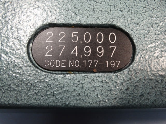 Mitutoyo 177-197 калибър контролен за трибор - град Пловдив | Инструменти - снимка 3