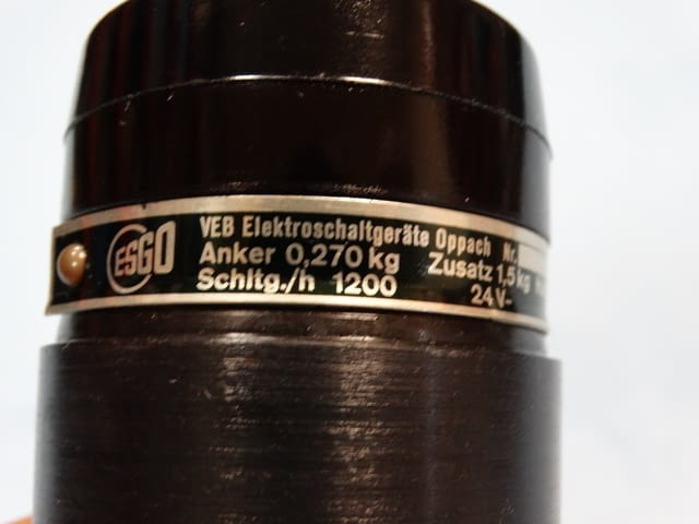 Електромагнит ESGO VEB Лека промишленост, На дребно - град Пловдив | Промишлено Оборудване - снимка 4