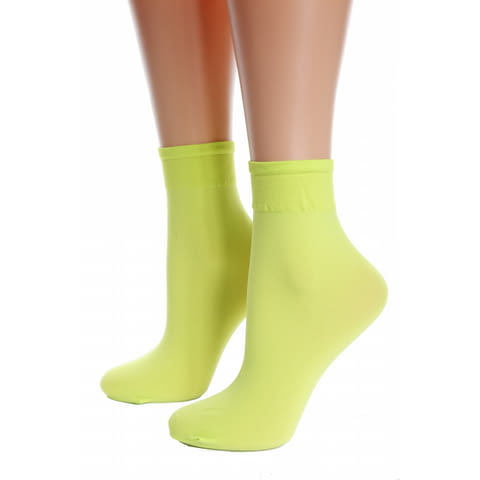 Philippe Matignon светлозелени, оранжеви, яркорозови къси плътни чорапи Филип Матинон цветни чорапи - снимка 1