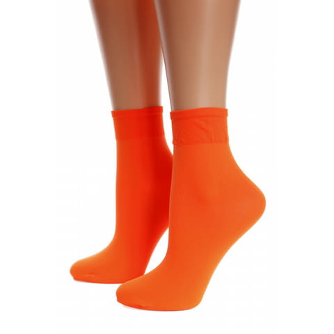 Philippe Matignon светлозелени, оранжеви, яркорозови къси плътни чорапи Филип Матинон цветни чорапи - снимка 2