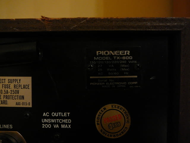 Pioneer tx-600 - град Пазарджик | Ресийвъри / Усилватели - снимка 7