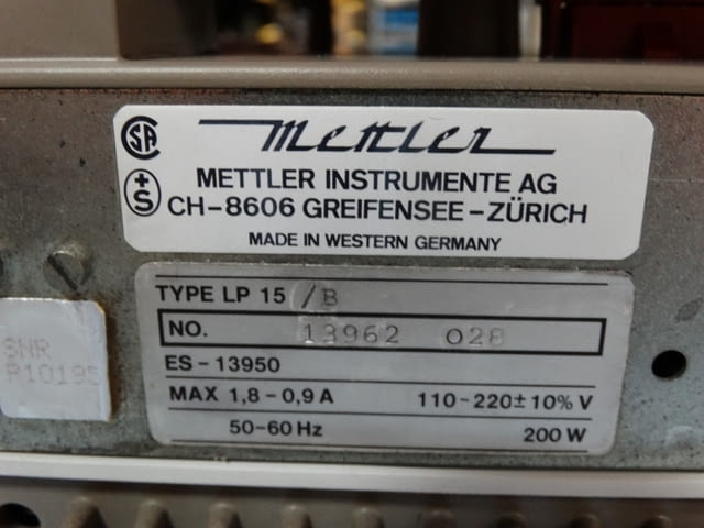 Лабораторна везна Mettler PC 440 Химическа промишленост, На дребно - град Пловдив | Промишлено Оборудване - снимка 11