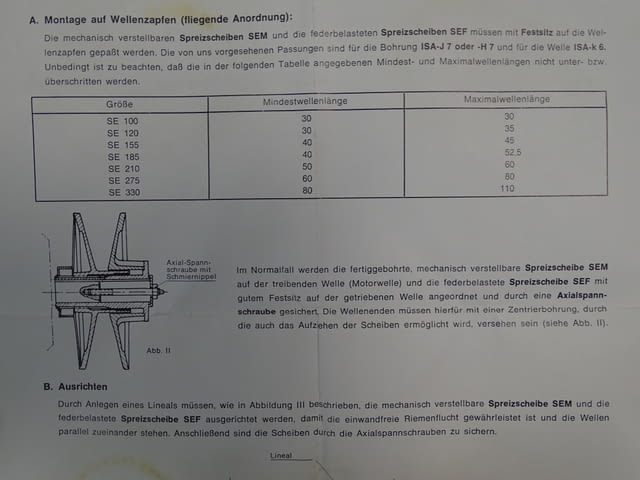 Вариаторна шайба LENZE 11.112.18 Ø185 Машиностроене, На дребно - град Пловдив | Промишлено Оборудване - снимка 11