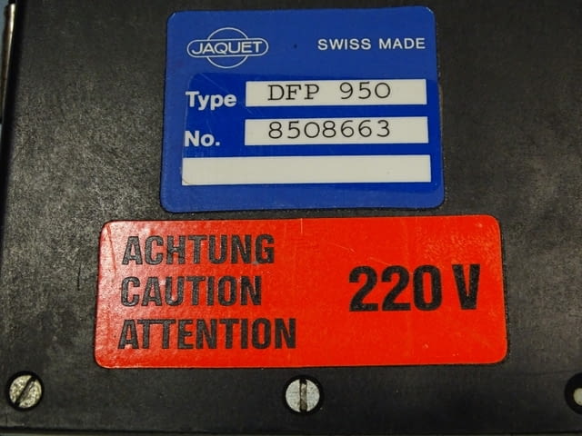 Електронен тахометър JAQUET DFP 950 Лека промишленост, На дребно - град Пловдив | Промишлено Оборудване - снимка 3