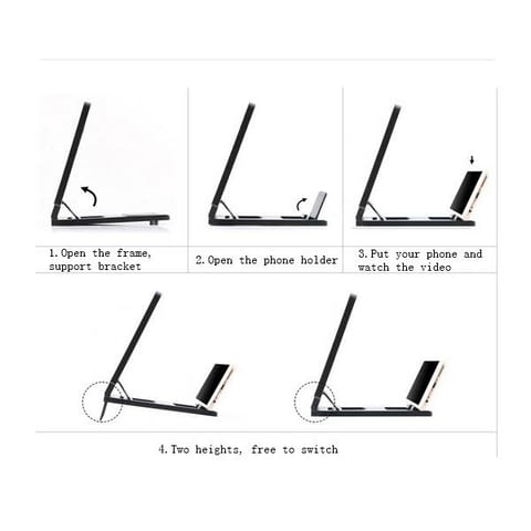 3D Увеличителен екран за телефон - град Казанлък | Части / Аксесоари - снимка 2