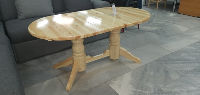 Трапезна разтегателна маса Денвър Дърво, Класически, Разтегателен - град София | Маси - снимка 1