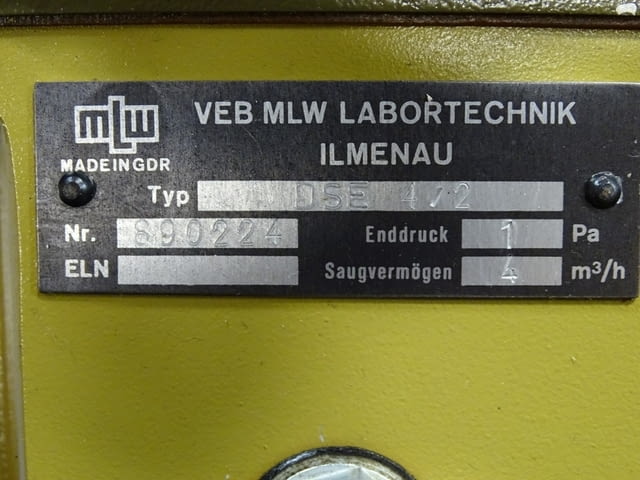 Вакуум помпа MLW DSE 4/2 - city of Plovdiv | Machinery - снимка 7