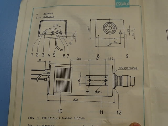 Транзисторна видеокамера TFK 1010 - град Пловдив | Машини / Съоръжения - снимка 8