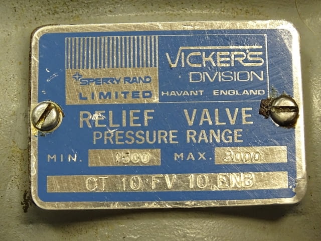 Вентил хидравличен Vickers CT 10 FV 10 ENB, град Пловдив | Промишлено Оборудване - снимка 2