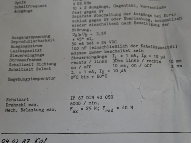 Ротационен Енкодер BALLUFF BRGC2-WAP-360 Encoder, град Пловдив | Промишлено Оборудване - снимка 7
