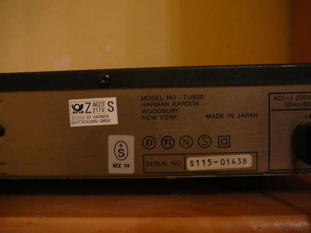 Harman kardon tu 920 Harman/Kardon - city of Pazardzhik | Amplifiers & Boards - снимка 4