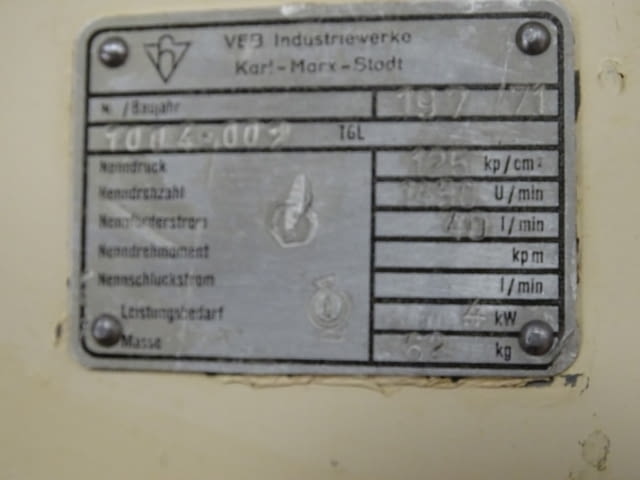 Хидравлична помпа ORSTA 40/125L TGL-1004.002, град Пловдив | Машини / Съоръжения - снимка 8