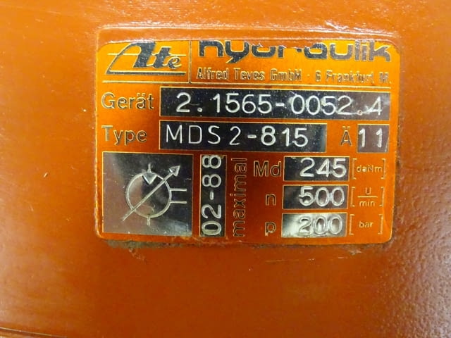Хидравличен мотор ATE MDS2-815 Машиностроене, На дребно - град Пловдив | Промишлено Оборудване - снимка 7