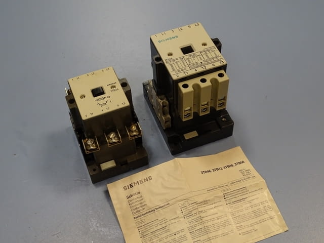 Контактор Siemens 3TF48, Siemens 3TB46, град Пловдив | Промишлено Оборудване - снимка 1