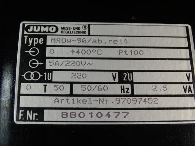 Терморегулатор електронен Jumo, Eurotherm, ZPA, град Пловдив | Промишлено Оборудване - снимка 4