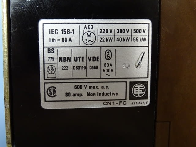 Контактор Telemecanique CN1-FC 133 Енергетика, На дребно - град Пловдив | Промишлено Оборудване - снимка 5