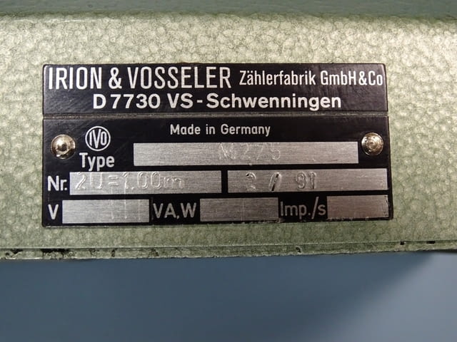 Брояч механичен IRION VOSSELER M275 - град Пловдив | Промишлено Оборудване - снимка 4