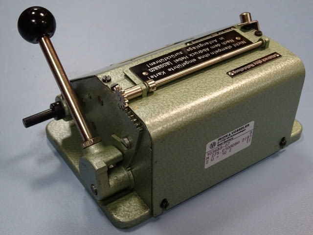 Брояч механичен IRION VOSSELER M275 - град Пловдив | Промишлено Оборудване - снимка 8