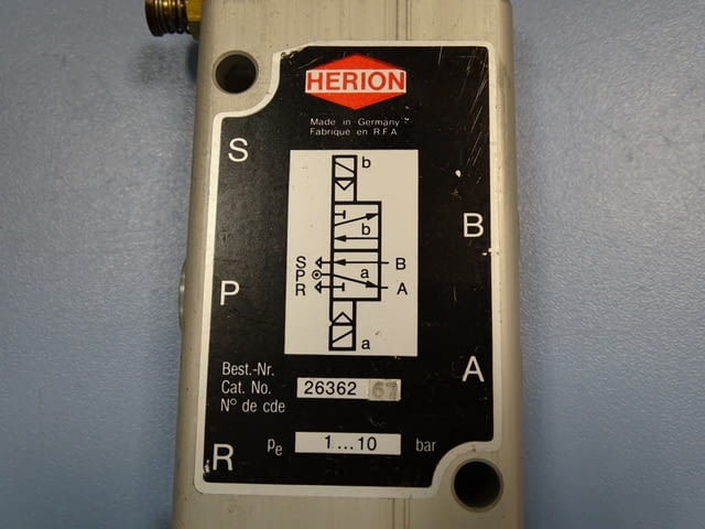 Пневматичен разпределител HERION Лека промишленост, На дребно - град Пловдив | Промишлено Оборудване - снимка 3