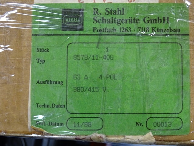 Изключвател STAHL EEx 8579/11 Енергетика, На дребно - град Пловдив | Промишлено Оборудване - снимка 4