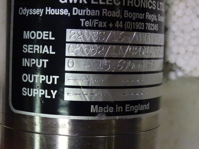 Датчик за налягане GWK Electronics 220SS, град Пловдив | Промишлено Оборудване - снимка 3