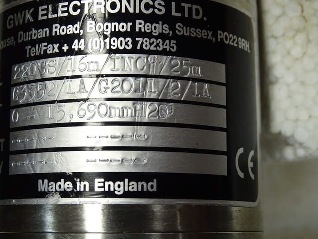 Датчик за налягане GWK Electronics 220SS, град Пловдив | Промишлено Оборудване - снимка 4