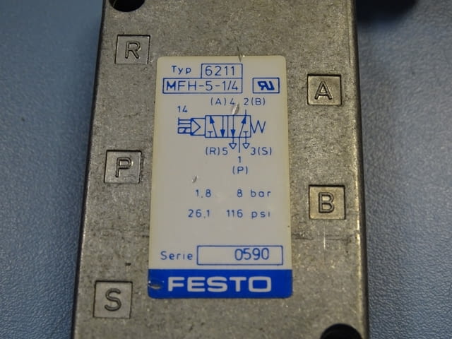 Пневматичен разпределител Festo MF, MCH, MFH, град Пловдив | Промишлено Оборудване - снимка 2