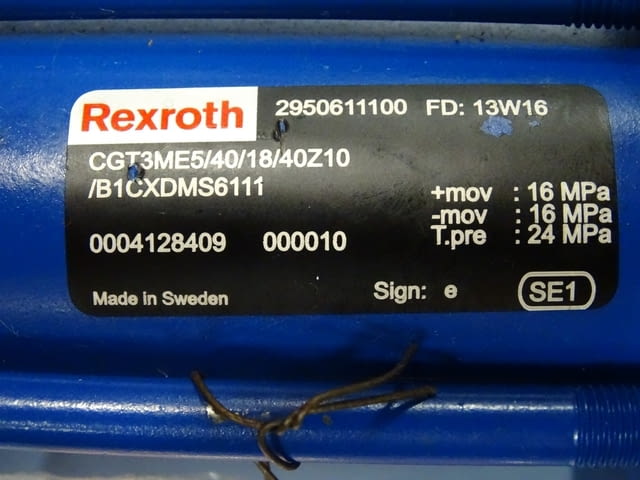 Хидравличен цилиндър Rexroth CGT3ME5, Rexroth CD70P, city of Plovdiv | Industrial Equipment - снимка 3