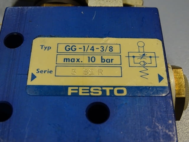Пневматични крайни изключватели Festo RO-3-1/4, Festo GG-1/4, RS-3-1/8 - снимка 7