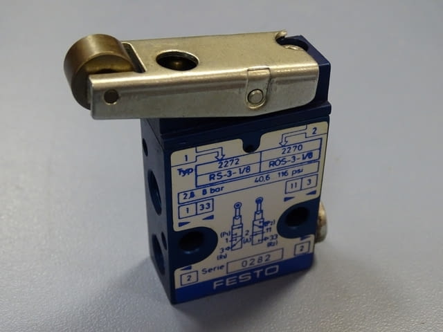 Пневматични крайни изключватели Festo RO-3-1/4, Festo GG-1/4, RS-3-1/8 - снимка 9