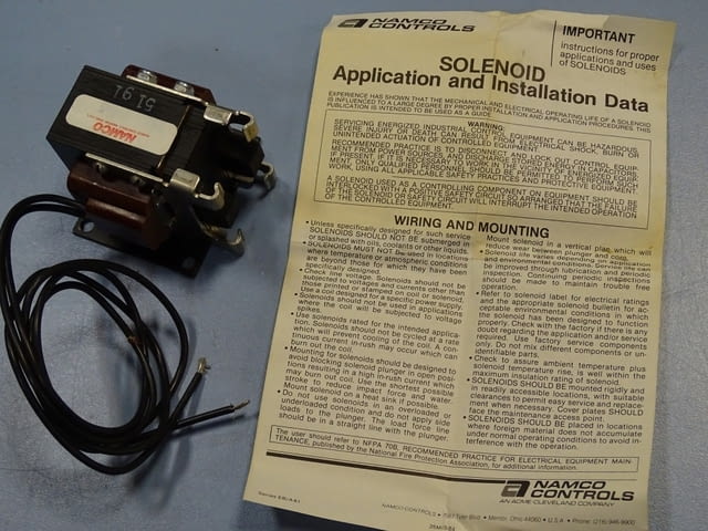 Електромагнит NAMCO EB-200 110V Енергетика, На дребно - град Пловдив | Промишлено Оборудване - снимка 11