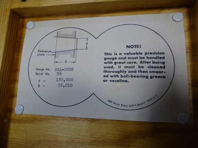 Калибър-гривна SKF gra-3012, gra-3014, GRA-3016, GRA-3020, gra-3030 - снимка 7