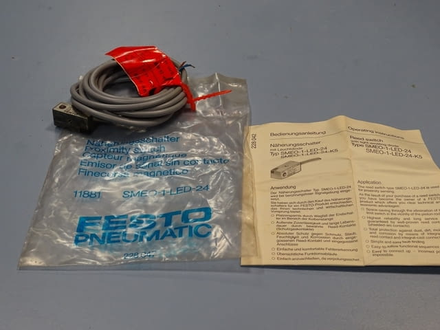 Индуктивни датчици Festo SIE-M5S, SIE-M8S, SMEO-1, град Пловдив | Промишлено Оборудване - снимка 9