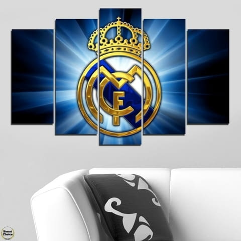 Декоративно пано за стена от 5 части - За фенове на Реал Мадрид - HD-5000-SC - снимка 1