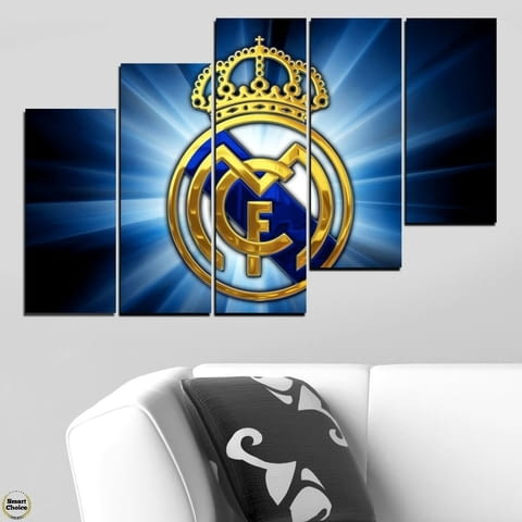 Декоративно пано за стена от 5 части - За фенове на Реал Мадрид - HD-5000-SC - снимка 5