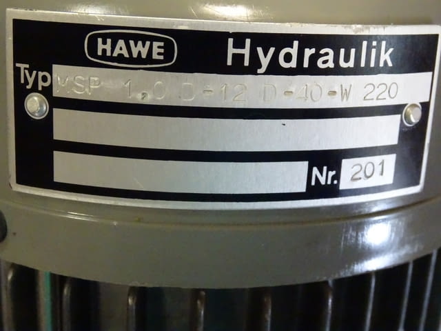 Хидравличен агрегат HAWE MSP-1.0 D-12, city of Plovdiv | Industrial Equipment - снимка 9