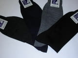 39-42, 43-45, 45-47 черни, графит, тъмносини, светлосиви италиански мъжки вълнени чорапи над глезени