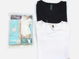 Playtex черни, бели 100%/97% памучни потници, тениски и блузи на едро памучен потник памучна тениска