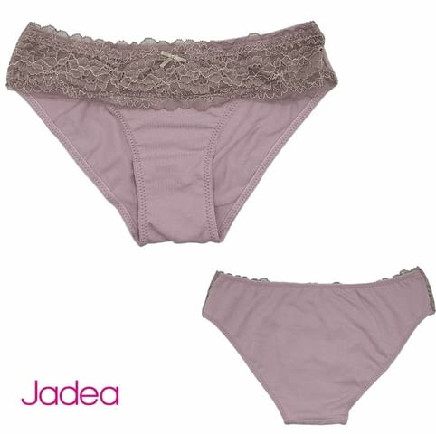 Jadea L ретро розови италиански памучни бикини с ниска талия памучно бельо Жадеа памучна бикина - снимка 1