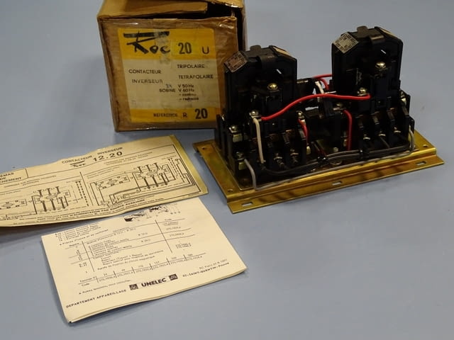 Контактор реверсивен UNELEC ROC 12 . 20, city of Plovdiv | Industrial Equipment - снимка 1