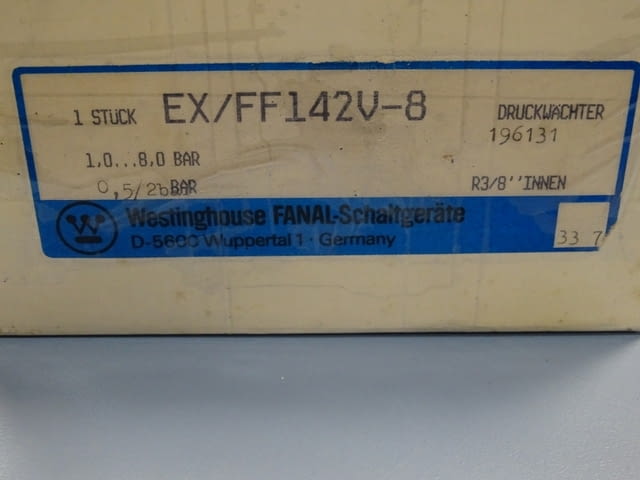 Пресостат Westinghouse FANAL EX/FF142V-8, град Пловдив | Промишлено Оборудване - снимка 5