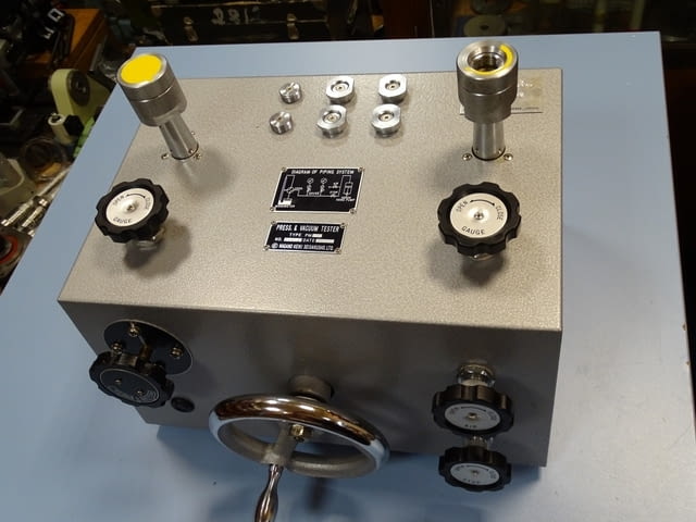 Стенд за манометри Press and Vacuum Tester NAGANO KEIKI PM-41 - снимка 4