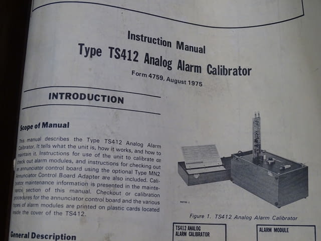 Аналогов калибратор FISHER TS412 Analog Alarm Calibrator, град Пловдив | Промишлено Оборудване - снимка 7