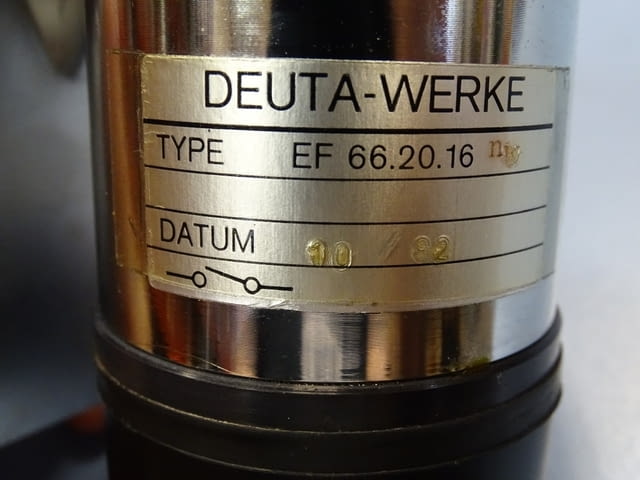 Тахогенератор DEUTA-Werke EF 66.20.16 nw, city of Plovdiv | Industrial Equipment - снимка 4