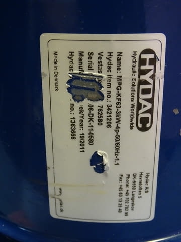 Хидравлична помпа HYDAC Transfer Gear Pump MPG-KF63-RF2-D15, city of Plovdiv - снимка 4