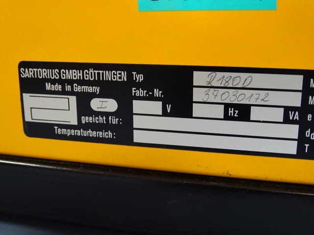 Аналитична везна Sartorius R180D Химическа промишленост, На дребно - град Пловдив | Промишлено Оборудване - снимка 6